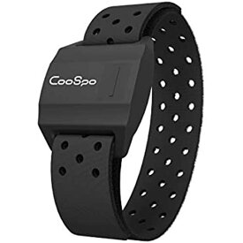 CooSpo 心拍計アームバンド ハートレート 付き光学式心拍センサー サポートスマートフォンとスマートウォッチ Bluetooth およびANT+