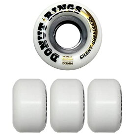 Donut Rings 83A 53mm White 【 ドーナッツリング 静音重視 ソフトウィール 】