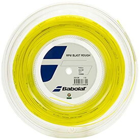 バボラ(Babolat) 硬式テニス ストリング RPMブラスト ラフ 125/130 (200mロール) BA243136 イエロー 130