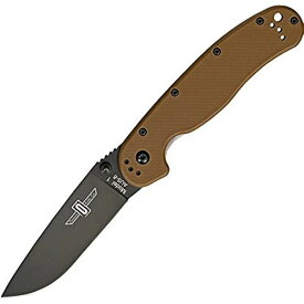 Ontario オンタリオ RAT-1 ラット-1 ナイフ Knife ブラックブレード Black Blade コヨーテブラウン Coyote Brown アウトドアナイフ