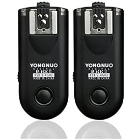 YONGNUO製 RF603CII-C3 第二世代 ワイヤレス・ラジオスレーブ 無線レリーズ キャノン用セット Canon 1D、50D、20D、30D、40D、50Dなど対応