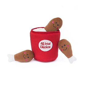 ZippyPaws (ジッピ—ポウズ) チキンバケット パズルトイ 犬用 ぬいぐるみ 知育玩具