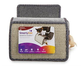 SmartyKat ScratchScroll Multi Surface Scratcher w/Toy-Assorted-Butter or Stone 19"X11"X7" (並行輸入品)
