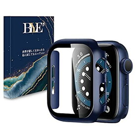 BELIYO Apple Watch 用 ケース 45mm 対応 Apple Watch 7 PC素材 一体型 強化ガラス画面カバー アップルウォッチケース Apple Watch 7 保護カバー(Series7
