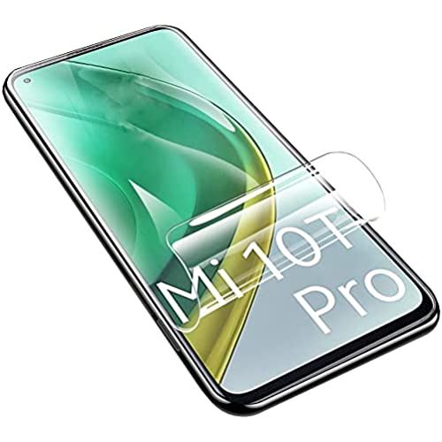 SOMEFUN高感度タッチスクリーンプロテクター Xiaomi Mi 10T   10T Pro 5G (6.67インチ) 用 ソフト TPU ハイドロゲル保護フィルム [強化ガラスではない、透明]