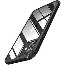 TENDLIN iPhone 11 用ケース クリア 薄型 黄変防止 耐衝撃 アイフォン11対応 6.1インチ カバー （ブラック）