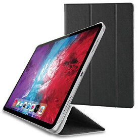 エレコム iPad Pro 11第2世代 (2020年) ケース オートスリープ 2アングル 背面クリア ソフトレザー ブラック TB-A20PMWVBK フラップケース/背面クリア/ソフトレザーフラップ/2アングル(ブラック)