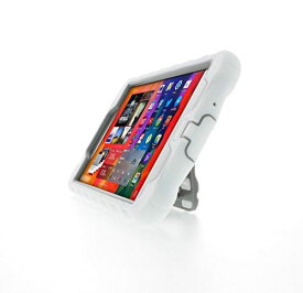 Gumdrop 【Samsung Galaxy Tab 4 8"対応スタンド付耐衝撃レイヤーケース】 Hideaway ホワイト/グレー GS-SAM48-WHI-GRY
