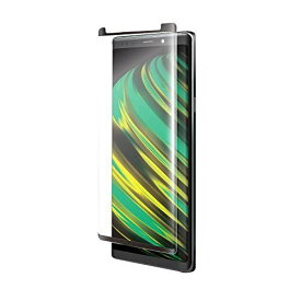 ルプラス Galaxy Note9 SC-01L/SCV40 ガラスフィルム 「GLASS PREMIUM FILM」 超立体オールガラス ブラック/マット・反射防止/0.33mm LP-GN9FGFRMBK