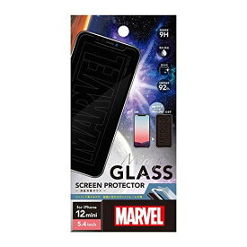 Premium Style iPhone 12 mini用 液晶保護ガラス ［ロゴ］ PG-DGL20F01MVL