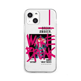 Dparks iPhone 13 Pro ケース ソフト クリア [ 透明 ディーパークス かわいい TPU 密着痕防止 Qi ワイヤレス充電 ] AWAKEN PINK DS21175i13P