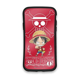 ONEPIECE ワンピース iPhoneXS ケース グリップ ガラス プリント TPU ルフィ (op-031) スマホケース カバー WN-LC1139850