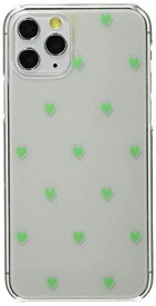 Ciara(シアラ) SWEET GREEN HEART クリアケース iPhone11pro 01(グリーン) ci04671101-01-ip11pr