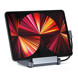 Satechi アルミニウム 6-in-1 スタンド＆ハブ USB-C 折り畳み式 (iPad Pro, iPad Air2020, iPad Mini6対応)