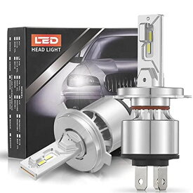 H4 LEDヘッドライト LED フォグランプ LEDカーライト 車検対応 ZES LEDチップ搭載 超高輝度 ホワイト 99％車種対応 12V車対応 (ハイブリッド車・EV車対応) 6500K 瞬間起動 放熱性 静音
