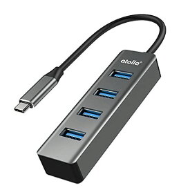 atolla USB C ハブ 4ポート USB Hub Type C ハブ 変換アダプター タイプC バスパワー、コンパクト・軽量ファッション設計、PS5/MacBook Air Pro/iPad