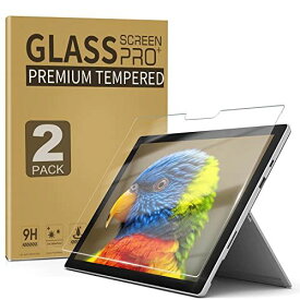 Surface Pro 7 Plus/7/6/5/4 フィルム, 2枚入りSurface Pro 7 Plus/Surface Pro 7用 ガラス 保護フィルム Microsoft Surface Pro
