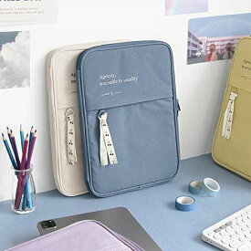 IC COTTONY Ipad Pouch 11 inch / 6 COLORS - タブレットケース ipad ポーチ アイパッドケース ipadケース (Ivory) アイボリー