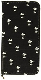 グルマンディーズ ピーナッツ iPhone12 mini(5.4インチ)対応 フリップカバー ジョー・クール SNG-516B ブラック