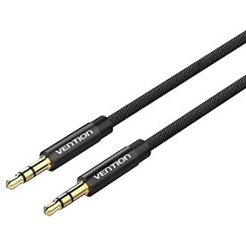 VENTION ファブリック 編組 3.5mm AUX オーディオケーブル aux audio ケーブル (オス-オス) Fabric Braided 3.5mm Male to Male Audio Cable ... 1.5m / BAGBG