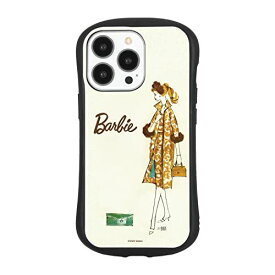 グルマンディーズ Barbie iPhone13 Pro 対応 ハイブリッドガラスケース ファッション BAR-26A