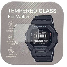 [2枚入り]腕時計GBD-200 GBD 200 G SHOCK用9H強化ガラスフィルム 透明度 傷を防ぎ耐久性あり手入れしやすい 液晶保護フィルム 2.5Dカーブ