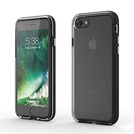 motomo iPhone 8 / 7 ケース INO ACHROME SHIELD ブラック(モトモ イノアクロムシールド)アイフォン カバー 4.7インチ 背面クリア