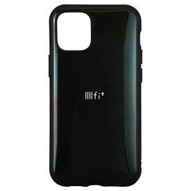 グルマンディーズ IIIIfit iPhone12 mini(5.4インチ)対応ケース ブラック IFT-66BK