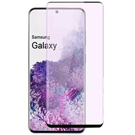Samsung Galaxy S21 5G ガラスフィルム ブルーライトカット SC-51B SCG09 フィルム 6.2 インチ 2021新型番 日本旭硝子素材 サムスン ギャラクシーS21 5G フィルム ... ブラック