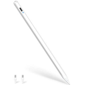 タッチペン 【多機種対応】 iPad ペン タブレット ペン 高感度 極細 磁気吸着機能対応 USB-C充電式 スタイラスペン ipad/iphone/android スマホ たっちぺん アンドロイド対応