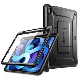 SUPCASE iPad Air4 ケース 10.9インチ 2020 アイパッド 全面保護 Apple Pencil （第2世代） 磁気アタッチメント・ワイヤレス充電に対応 スタンド機能 ペンシル収納 iPad Air4 10.9(2020年発売) 黒