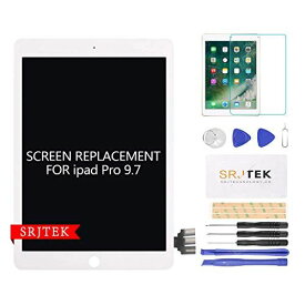 SRJTEK For ipad pro 9.7" 2016 A1673 A1674 A1675 交換修理用lcdとタッチスクリーン ... ホワイト