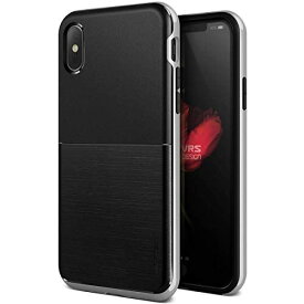 【VRS】 iPhone Xs/iPhone X 対応 ケース 耐衝撃 衝撃 吸収 米軍 MIL 規格 薄型 スリム カバー 対衝撃 スマホケース [ Apple iPhoneXs iPhoneX アイフォンXs iPhoneXs/X シルバー