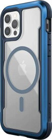 【RAPTIC】 iPhone12Pro iPhone12 対応 ケース クリア MagSafe対応 マグネット リング 内蔵 携帯ケース 米軍 MIL 規格 カバー 耐衝撃 衝撃 吸収 ハード スマホケース [ ... iPhone12Pro / iPhone12 ブルー