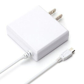 プレミアムスタイル,iCharger micro USB コネクタ AC 充電器 出力 2A ケーブル長 2m ホワイト PG-MAC20A02WH