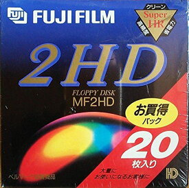 富士フィルム 3.5インチフロッピーディスク 2HD アンフォーマット 20枚入り MF2HD SK20