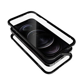 【ゴリラガラス+アルミバンパー】Monolith Alluminio 2020（モノリス アルミニオ 2020）/ ブラック for iPhone 12Pro/12(6.1) CT08AI6141