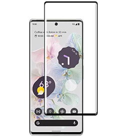 For Google Pixel6 Pro ガラスフィルム Google Pixel6 Pro フィルム 専用 業界最高硬度9H/3D Touch対応/3Dラウンドエッジ加工/指紋防止/貼り付け簡単 ブラック