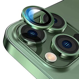 【6枚セット】ELYBYYLE for iPhone13 pro カメラフィルム 2022 iPhone13 pro max 用カメラフィルム iPhone13 pro 用レンズ保護カバー 薄型 強化ガラス 耐衝撃 ... iPhone13 pro/iPhone13 pro max グリーン