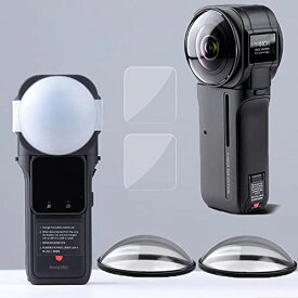 [4枚入り] Insta360 ONE RS 1インチ 用 粘着式レンズ保護フィルム ONE RS 1インチ 液晶フィルム/キズ防止/高透過率