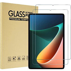 [2枚] ProCase Xiaomi Pad 5 / Pad 5 Pro 11" 2021 強化ガラス 画面保護フィルム 貼る工具付き 光沢 耐指紋 油汚れ防止 超薄型 超HD透明度