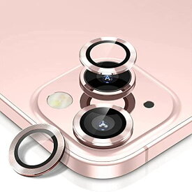 【6枚セット】ILYAML for iPhone14 カメラフィルム iPhone14 max 用 カメラフィルム iPhone14 レンズ保護カバー 薄型 強化ガラス 耐衝撃 独立型 黒縁取り 露出オーバー防止 ... iPhone14/iPhone14 plus ゴールド