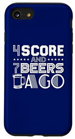 iPhone SE (2020) / 7 / 8 7月4日 面白い 民間ビール 飲み 戦争 ギャグ かわいい スマホケース