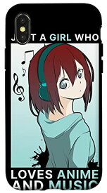 iPhone X/XS かわいいアニメガール アニメと音楽 日本のオタク アニメガール スマホケース