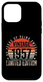 iPhone 12 mini 65 Year Old Gifts Vintage 1957 Limited Edition 65th Birthday スマホケース
