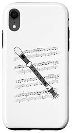 iPhone XR リコーダー講師 木管楽器奏者 スマホケース