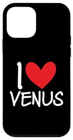 iPhone 12 mini I Love Venus 名前 ハート パーソナライズ 女の子 女性 BFF Friend スマホケース