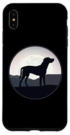 iPhone XS Max ブラック・マウス・カー 犬種) スマホケース