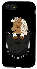 iPhone SE (2020) / 7 / 8 Haflinger Bag Horses Riding Love Girl レディースライダー スマホケース
