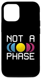 iPhone 12/12 Pro Not A Phase パンセクシャルフラッグ 月 LGBTQ 宇宙 ゲイプライド 同盟 スマホケース